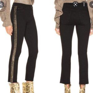MOTHER - Black beaded jeans
